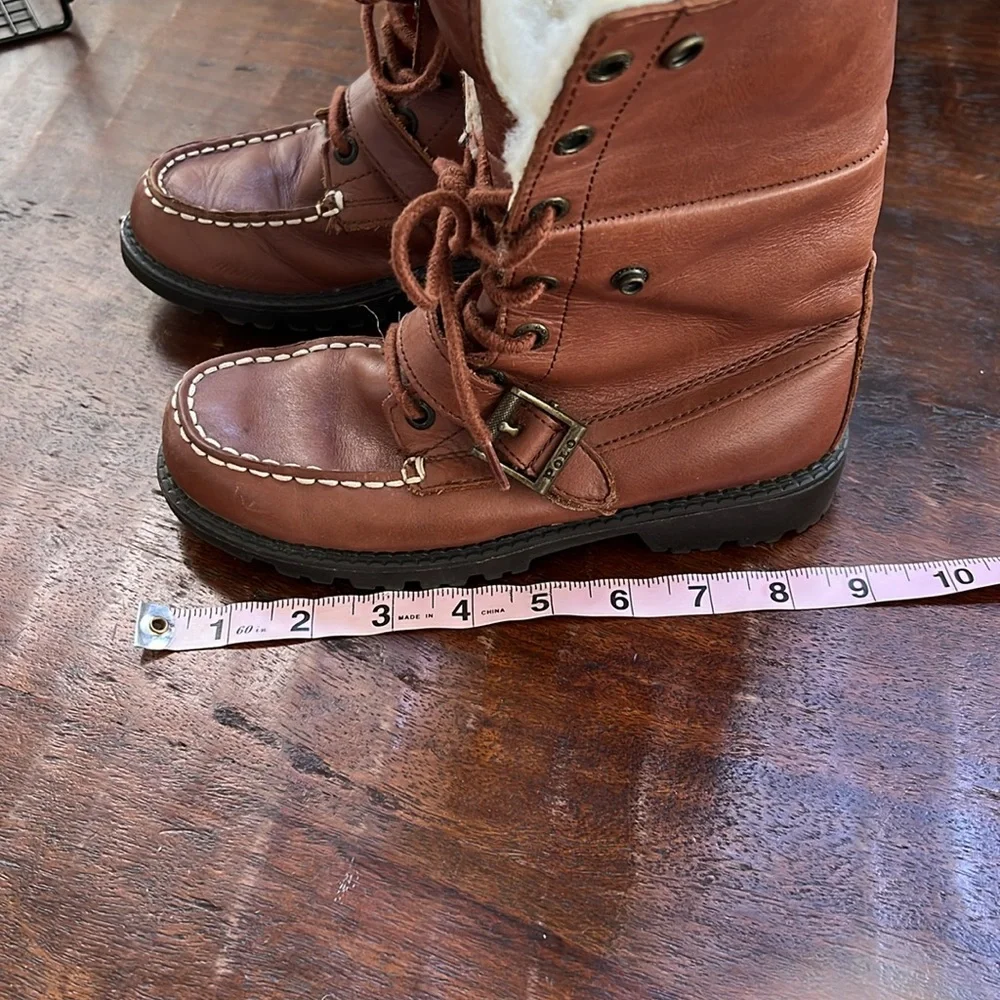 POLO RALPH LAUREN Ranger Boots Ultra-Outdoor Warm High Shearling Brown Kids 2